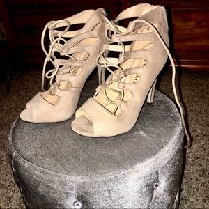 Lace up heels